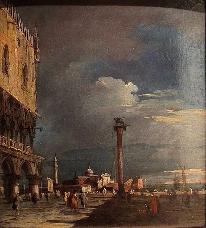 Veduta da Piazzetta San Marco - Museo Poldi Pezzoli (Milan)